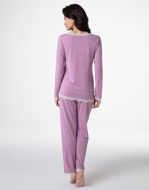 lovable-pigiama-modal-scollo-a-v lovable-pigiama-modal-scollo-a-v-art-L0DMV-colore-lilla