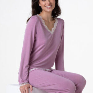 lovable-pigiama-modal-scollo-a-v-art-L0DMV-colore-lilla