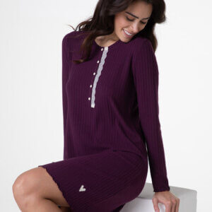lovable-costina-camicia-da-notte-serafino-art-L0DN2-colore-vinaccia