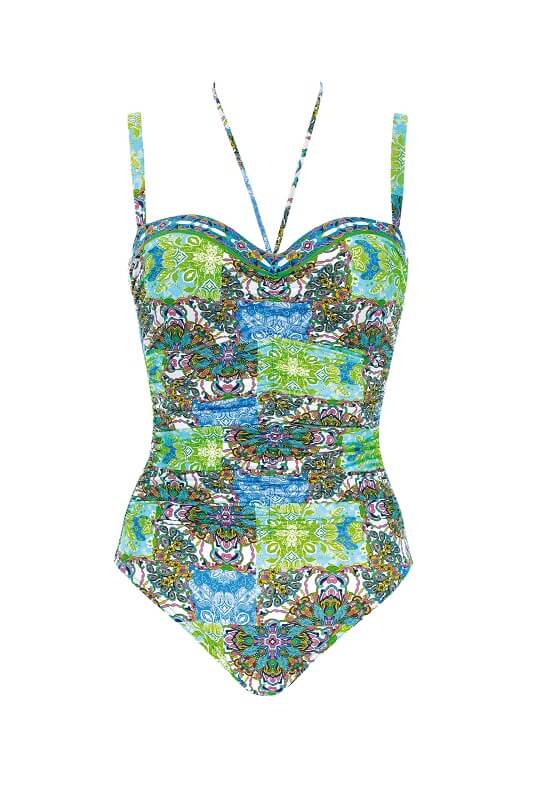 opera-beachwear-intero-coppato-bandeau opera-beachwear-intero-coppato-bandeau-art-62011-colore-unico-fantasia-verde-brillante