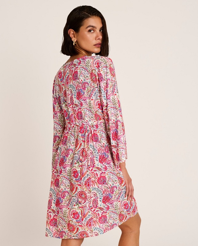 selmark-mirage-abito-mare-viscosa-art-BP198-colore-unico-stampa-cachemire-rosso-su-sfondo-bianco