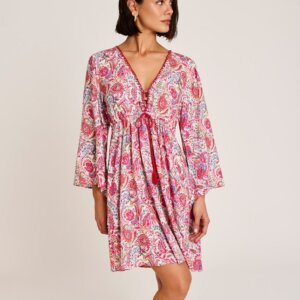 selmark-mirage-abito-mare-viscosa-art-BP198-colore-unico-stampa-cachemire-rosso-su-sfondo-bianco