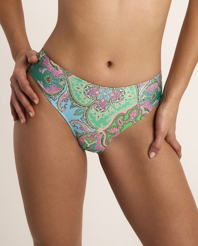 selmark-boheme-bikini-fascia-preformata selmark-boheme-bikini-fascia-preformata-slip-bordato-art-BO902-colore-verde-brillante