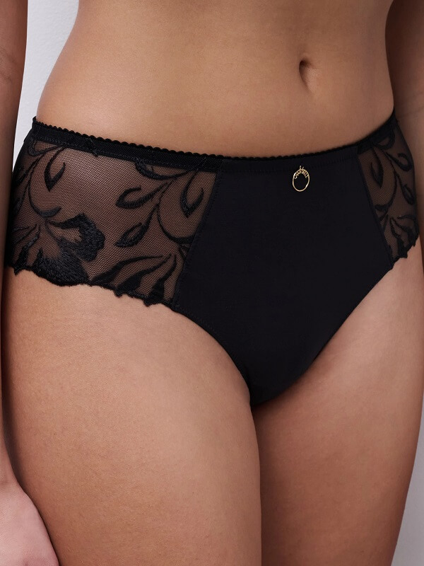 chantelle-majestic-shorty-pizzo chantelle-majestic-shorty-pizzo-art-C1B3B0-colore-nero